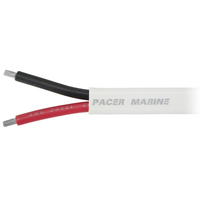 Pacer Group W18/2DC-500 Pacer 18/2 AWG Duplex Cable Flat Cable Red/Black 500'