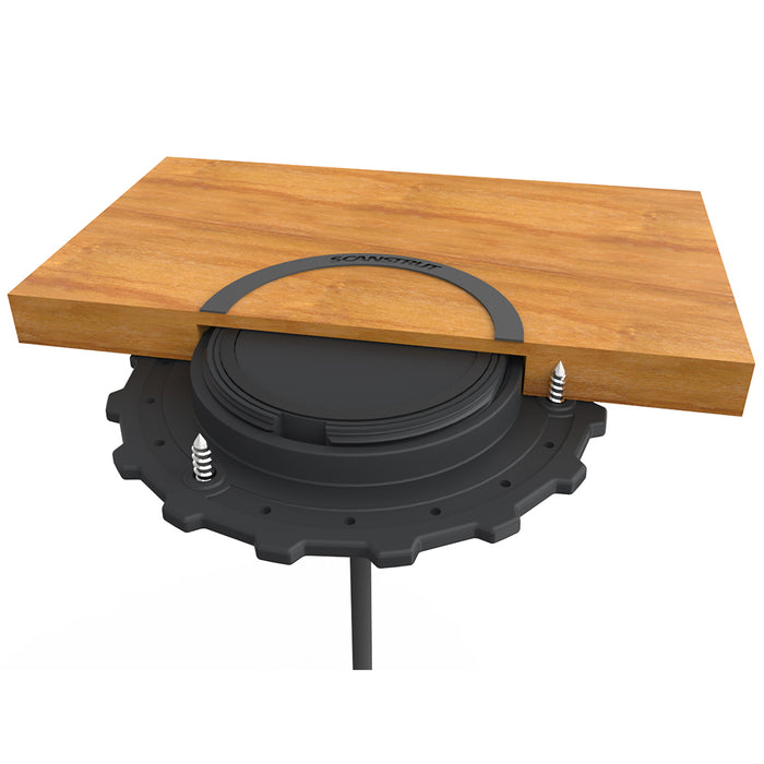 Cargador inalámbrico impermeable Scanstrut ROKK de 10 W (oculto)