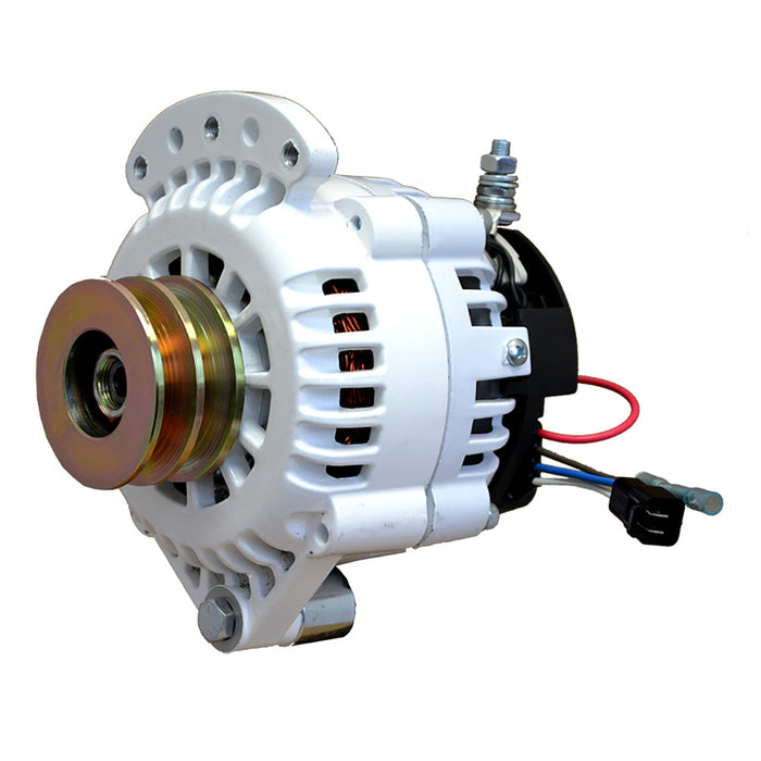 Balmar 621-120-DV Alternator 120 AMP 12V 1-2" Single Ft Spindle Mount Dual Vee, Pulley w/Isolated Ground
