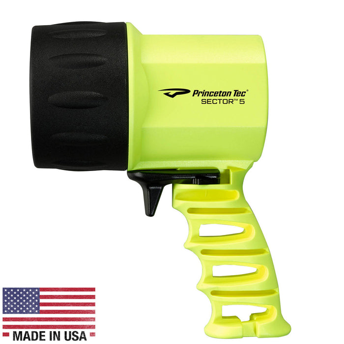 Lámpara LED del sector 5 de Princeton Tec - Amarillo neón