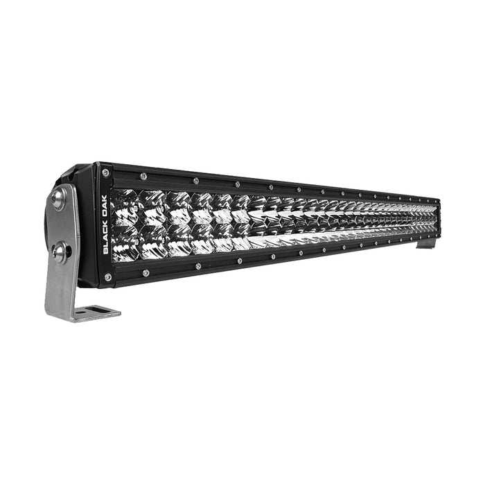 Barra de luces LED de doble fila Black Oak Pro Series 3.0 de 30" - Óptica combinada - Carcasa negra