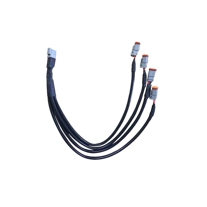 Cable de conexión de 4 piezas de roble negro