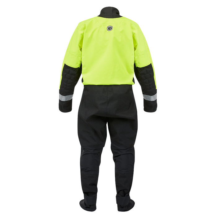 Mustang Survival MSD57602-251-XL Mustang Water Rescue Dry Suit Fluorescent, Yellow Green-Black XL