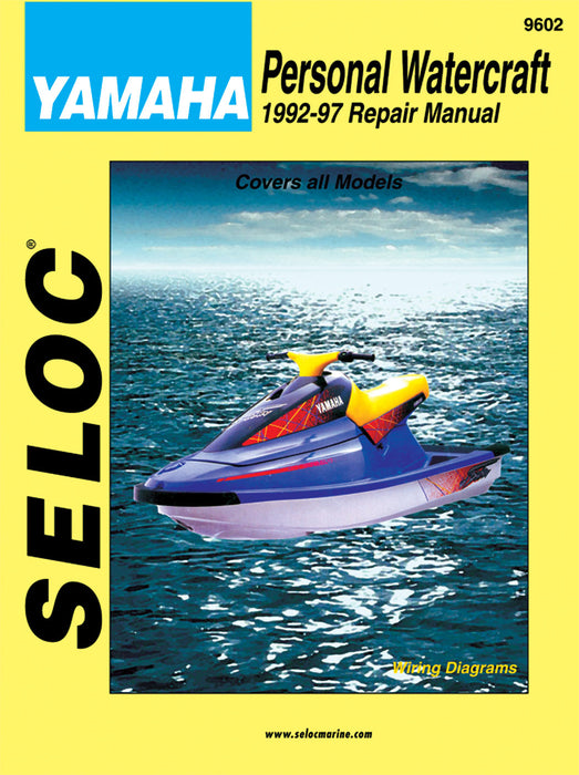 Seloc Engine Manual Yamaha Personal Watercraft 1992-1997