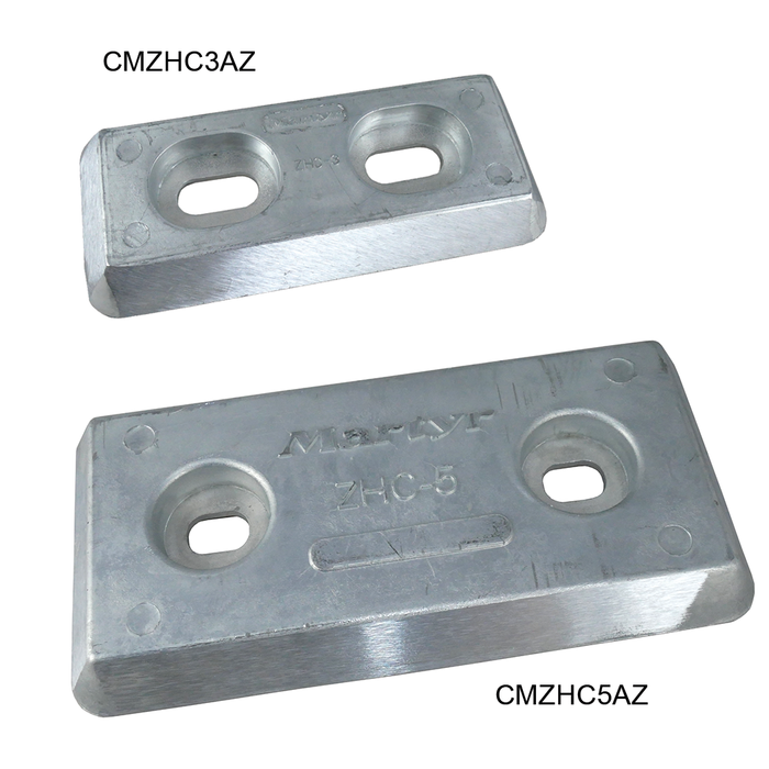 Martyr CMZHC5AZ Zinc Hull Anode 4" x 8"