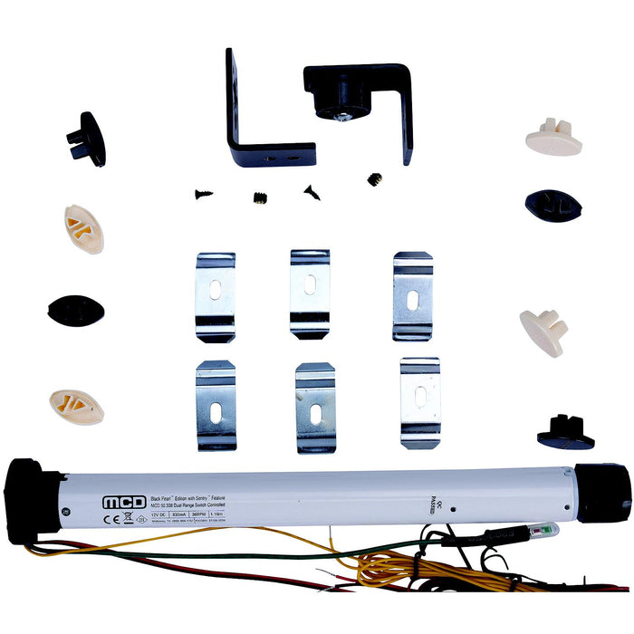 MCD by Airxcel 100.503 Adventure Ready, Solo Steel Bracket Kit w/1 Motor for Window Roller Shade Systems