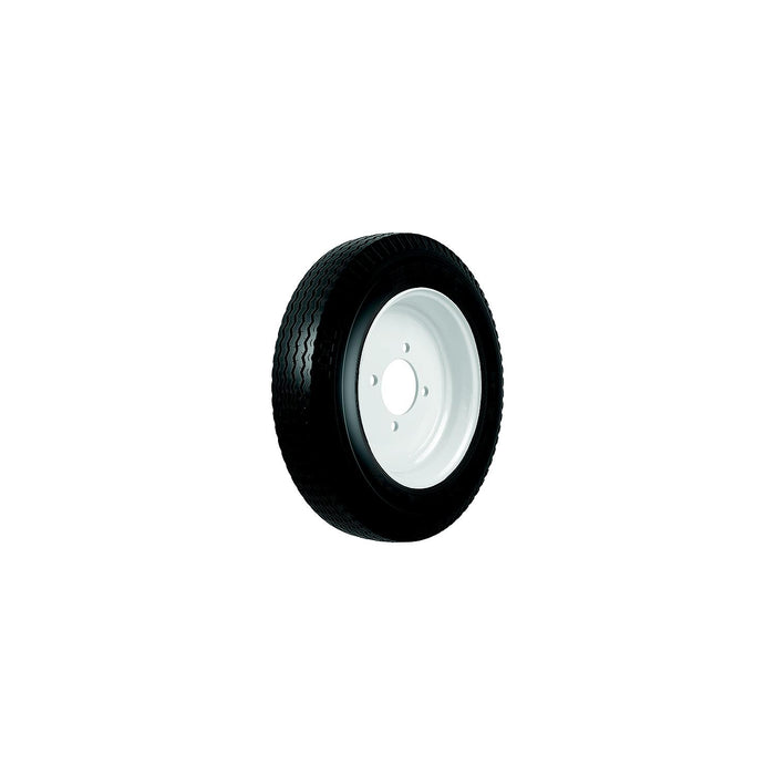Loadstar Tires 30800 Bias Tire & Wheel (Rim) Asm K353 530-12 5 Hole 6 Ply White, Conventional