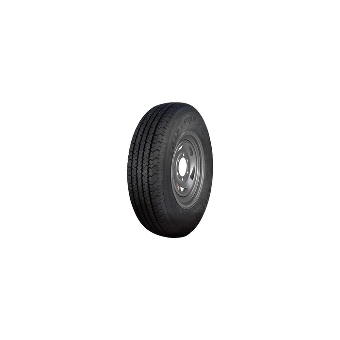 Loadstar Tires 32677 ST Radial Tire & Wheel (Rim) Asm ST225/75R-15 6 Hole D Ply