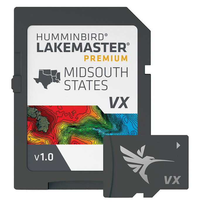Humminbird LakeMaster® VX Premium - Estados del Medio Sur