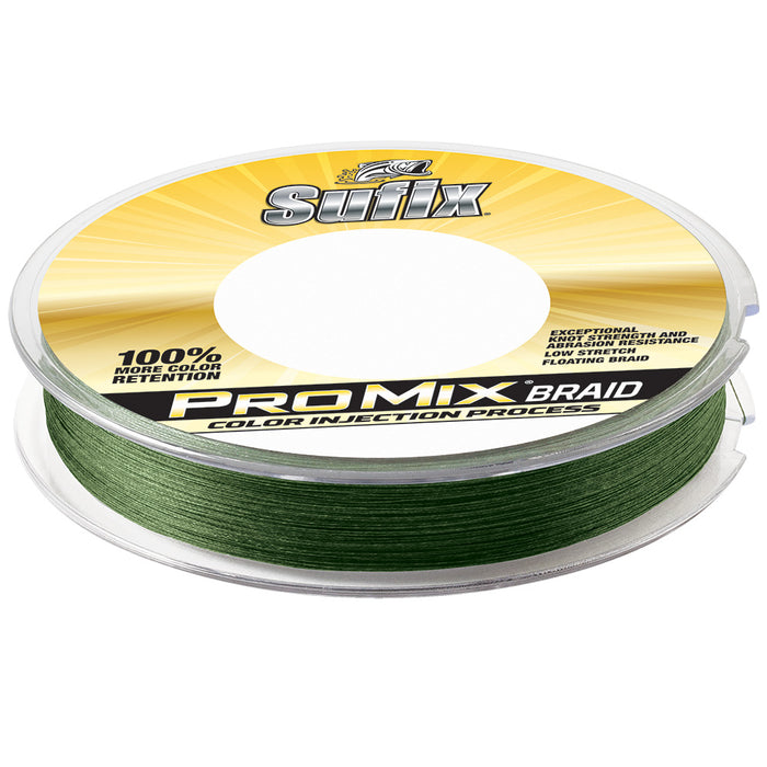 Sufix ProMix® Braid - 10 lb - Verde de baja visibilidad - 300 yardas