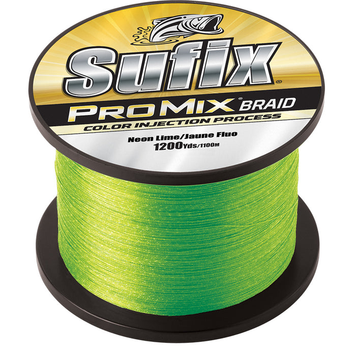 Sufix ProMix® Braid - 50 lb - Lima neón - 1200 yardas
