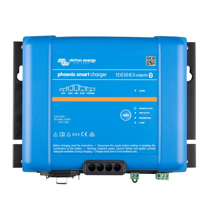 Cargador inteligente Victron Phoenix IP43 12/30 (3) 120-240 V CA Requiere cable de alimentación de 5-15 P