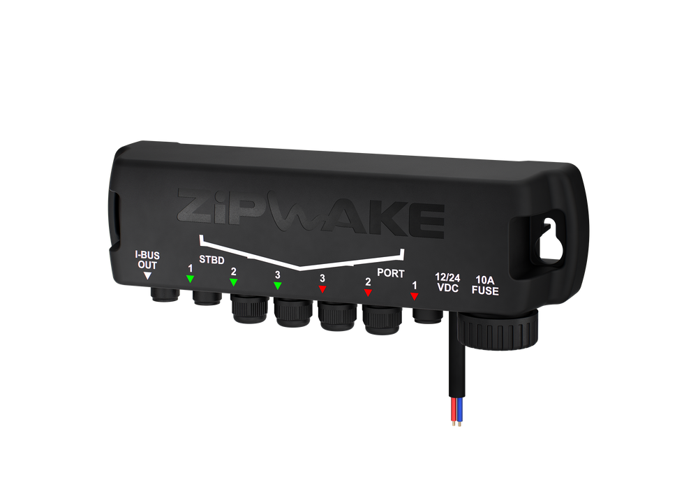 Zipwake 2011239 Series S DU-S Distribution Unit with Power Cable — perspective view