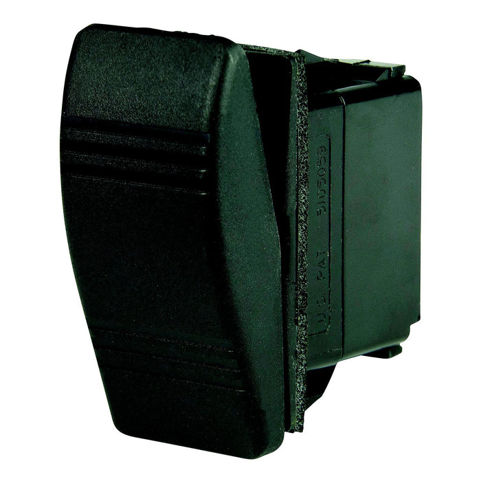 BEP 1001810 Weather Resistant Contura Rocker Switch, Off-(On), DPST, 1/4" Blade Terminals