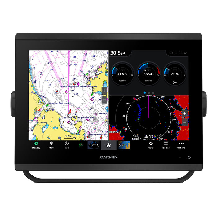 Plotter de navegación Garmin GPSMAP 1243 GN+