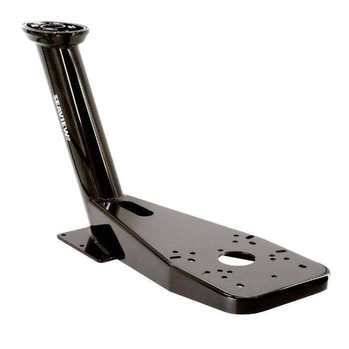 Seaview PMADM2M2BLK 23.75" Pre-Drilled Dual Mount f/Open Array Radars Up to 4.5', Black Top Plate Required