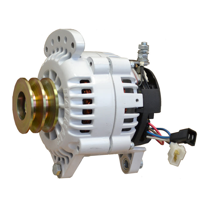 Balmar 60-100-DV Alternator 100 AMP 12V 3.15" Dual Ft Saddle Pulley w/Isolated, Ground