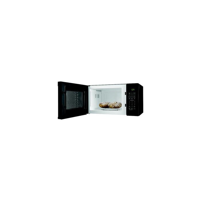 GE Appliances GCBK09N1WBB 0.9 Cu. Ft. Capacity Built-In Microwave Oven, Black
