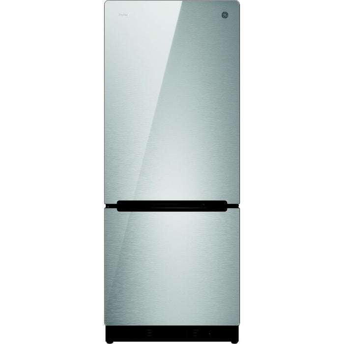 GE® Appliances PBV10R5VSS GE Profile™ Bottom Freezer Refrigerator Glass w/ Stainless Steel Appearance
