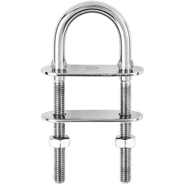 Ojo de almohadilla para perno en U Wichard - 8 mm de diámetro - 5/16" - 100 mm de longitud - 3-15/16"