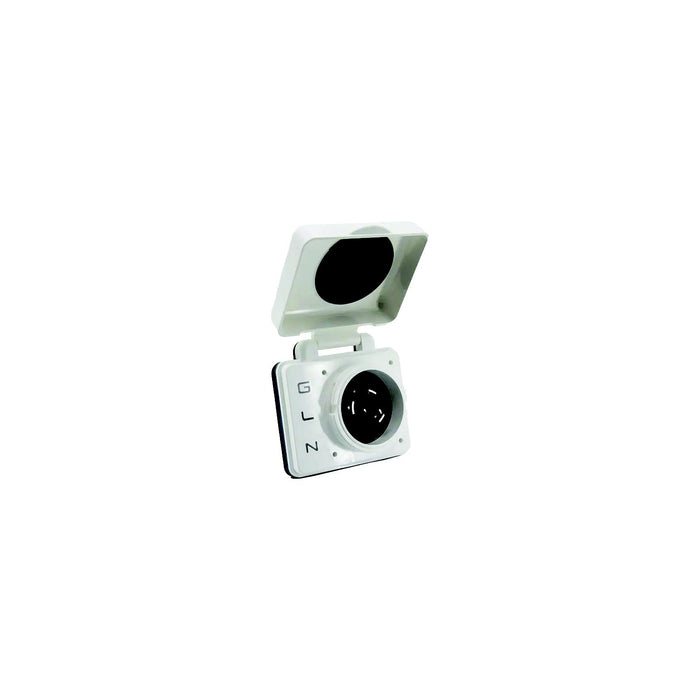 Hughes Autoformer SV50API-W Hughes Safeview Smart RV Power Inlet, 50A. White