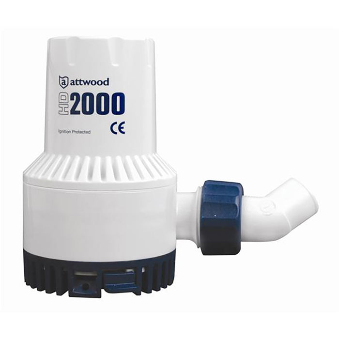 Bomba de achique de servicio pesado Attwood HD2000 - 24 V y 2000 GPH