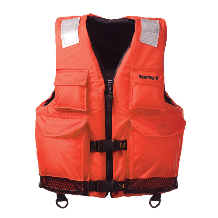 Chaleco comercial Kent Elite de dos tallas - S/M - Naranja