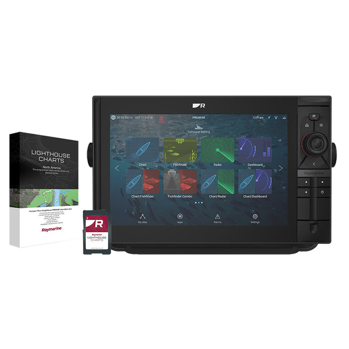Raymarine E70655-00-102 Axiom 2 Pro S MFD Navigation Display, w/ CHIRP Sonar & LightHouse North America Chart