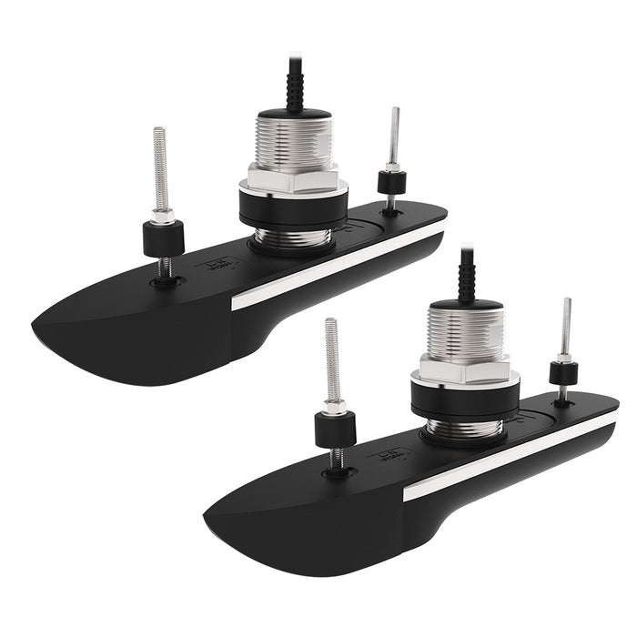 Par de pasacascos Raymarine RVM-420 de acero inoxidable, ángulo de inclinación de 20 grados y cable de 10 m