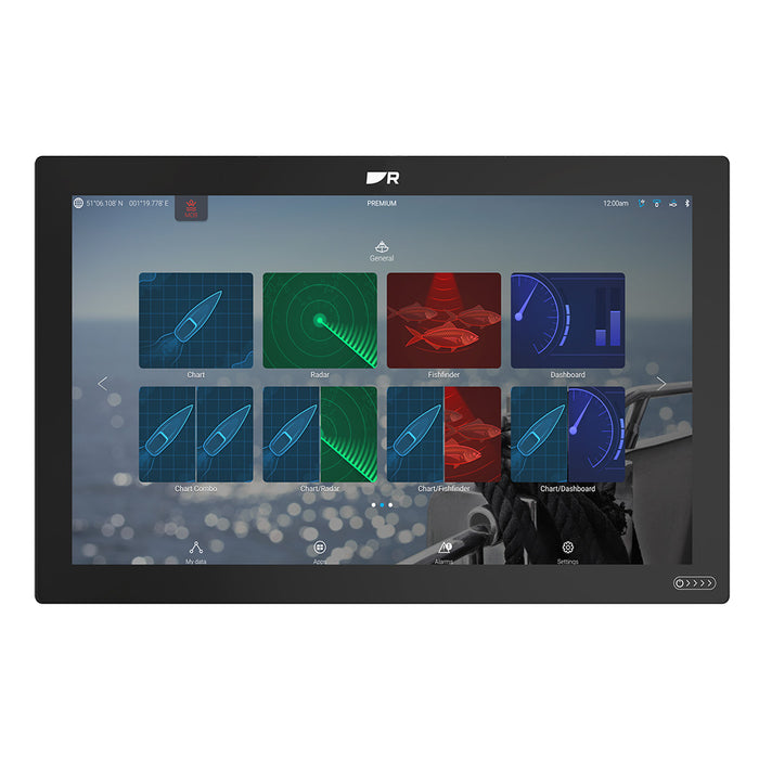 Pantalla multifunción Raymarine Axiom 2 XL 22 con lector RCR-SD, alarma y cable