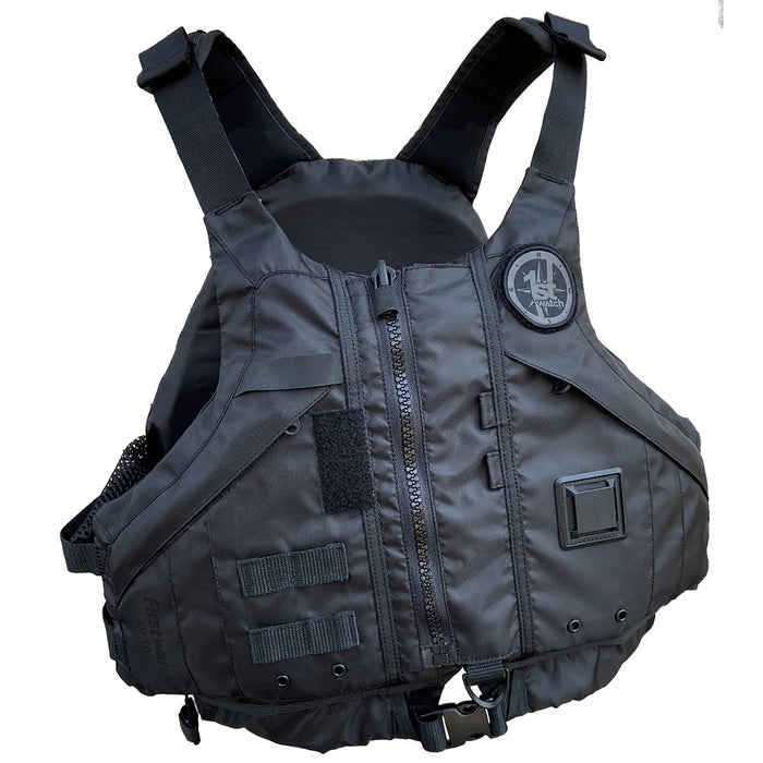 Chaleco salvavidas para trabajo en kayak First Watch AV-1000, color negro, talla M/L