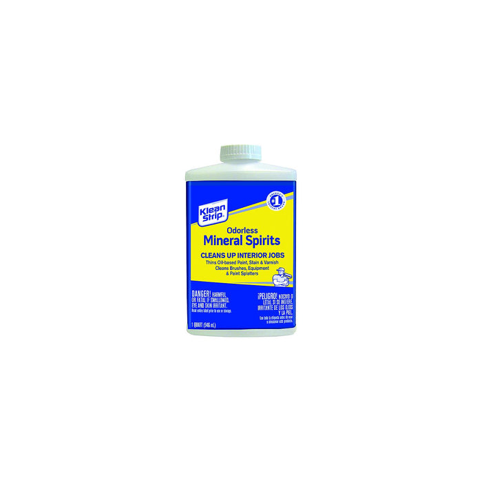 Klean Strip QKSP94005CA Od Mineral Spirits 1Qt Ca @6