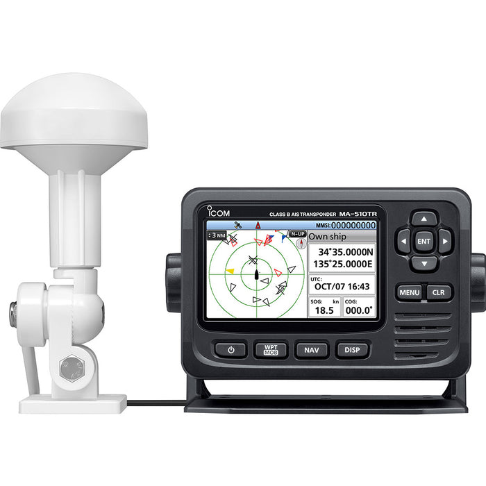 Icom MA510TR 13 AIS Transponder w/Antenna & 4.3" Display