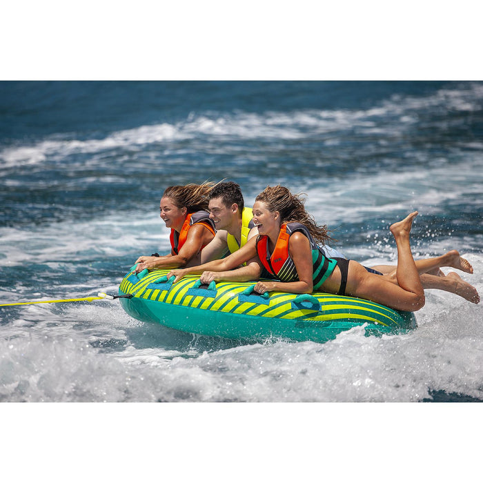ZUP ZUP-75915 3-Person TRIO Xtra Towable Tube with Deck Pads