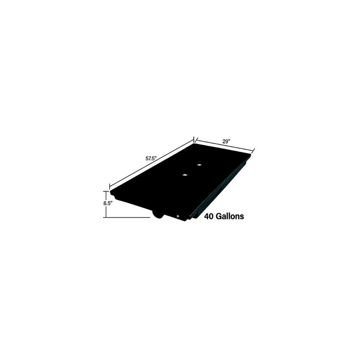 Ameri-Kart H1024001DS Holding Tank, 40 Gal., Right Side Discharge