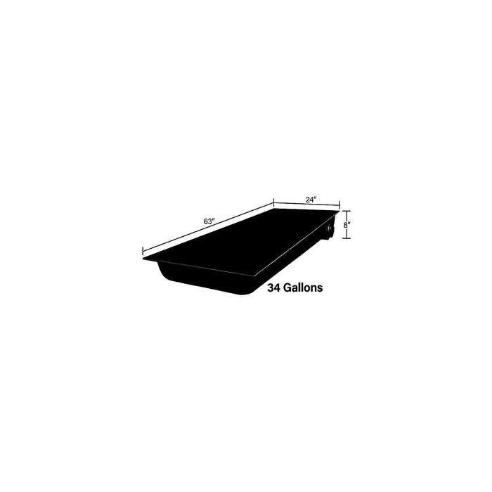 Ameri-Kart HT515H001DS Holding Tank, 34 Gal., side discharge