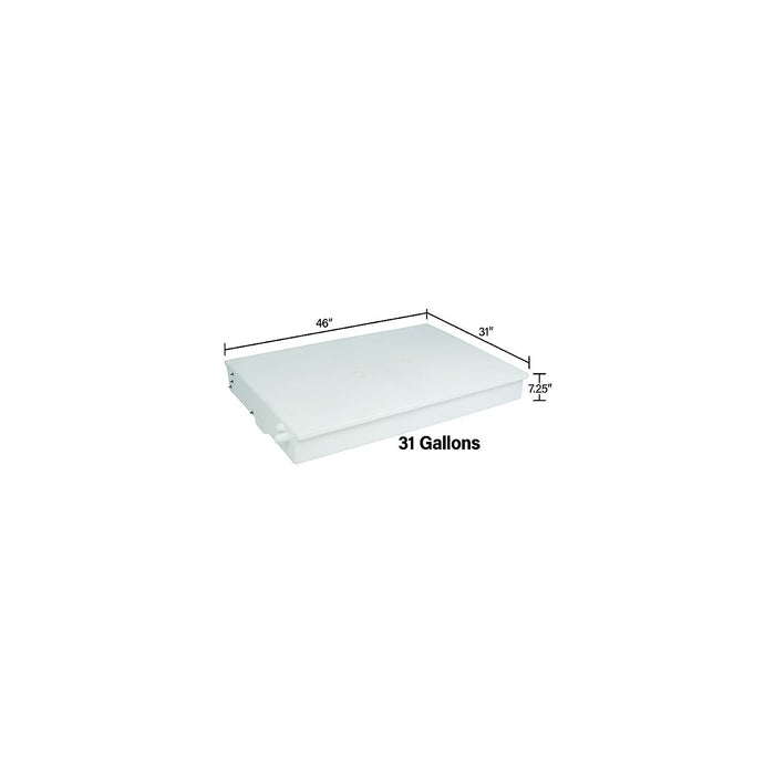 Ameri-Kart W1315001DS Fresh Water Tank, 31 Gal.