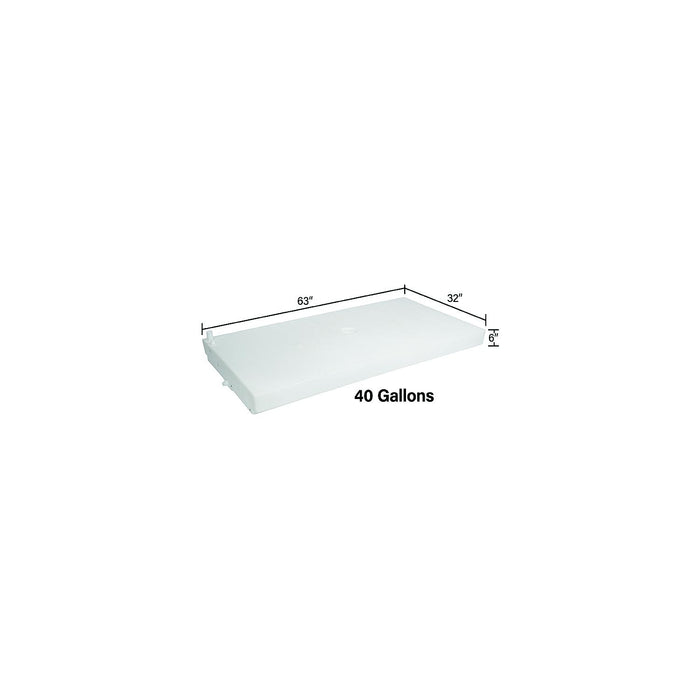 Ameri-Kart W1476001DS Fresh Water Tank, 40 Gal.