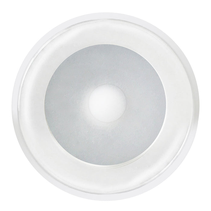 Foco empotrable Shadow-Caster, carcasa blanca, Bimini Blue