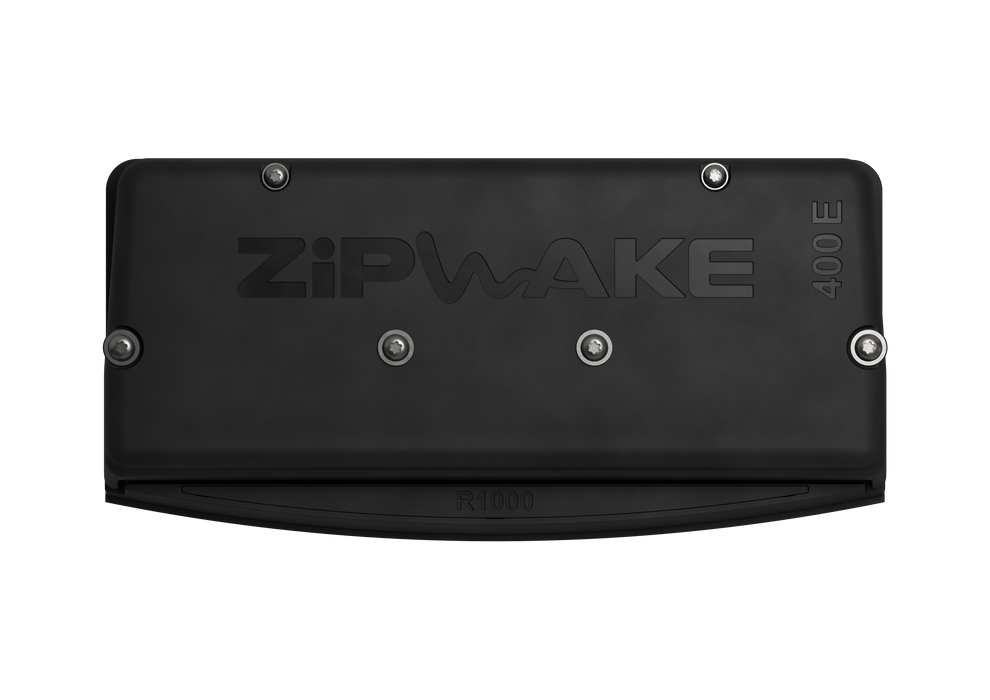 Zipwake 2012491 Series E IT400-E ROUND R1000 Interceptor, 400 mm (15.7 in) with 3 m Cable — front view