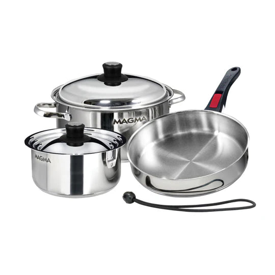 Magma 7 Pc Nesting Cookware Stainless