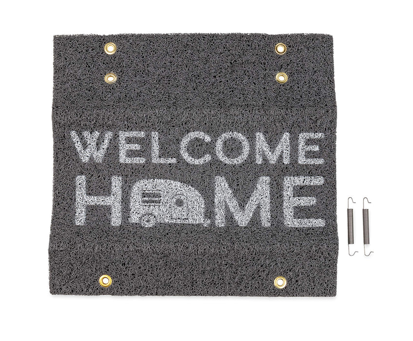 Camco 53196 RV Wrap Around 18" Step Rug, Gray