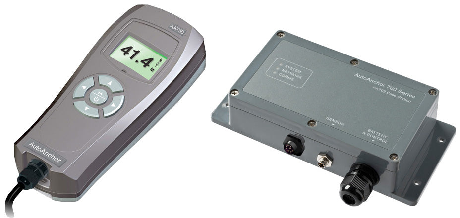 Control remoto portátil con cable AutoAnchor AA730, kit completo | Incluye estación base y control portátil con base