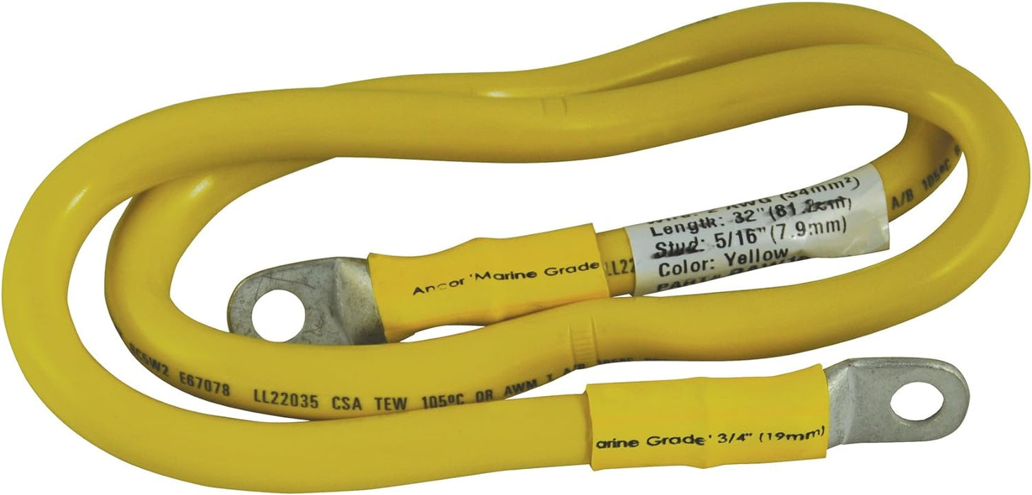 Ancor Battery Cable #2 AWG Yellow 32 (189124)