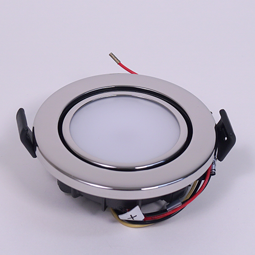 BCM Phoenix 85, Red/Ww 3000K, 2W, 8-32V | Polished Stainless Steel, Spring Mount, IP66