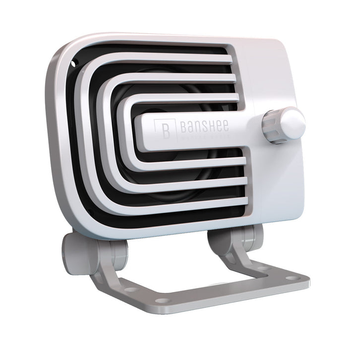 Banshee Marine Active External VHF Speaker – Black & White