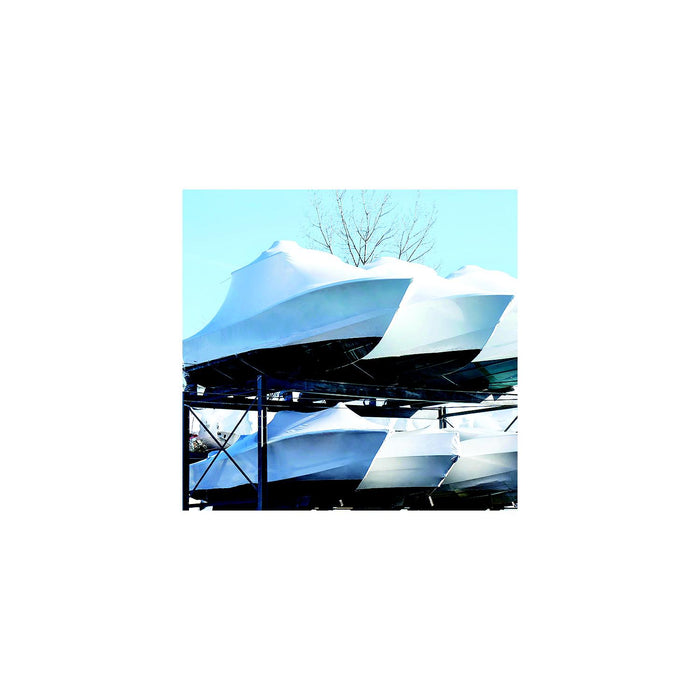 Shrinkwrap Accessories 13004990 Poly-America 24WH Shrinkwrap White Poly Film 24', x 248', 200#