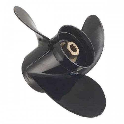 Mercury Black Max 19636A10 3-Blade Aluminum Propeller, 10.375" Diameter x 9.5" Pitch, Right-Hand Rotation