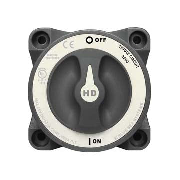 SidePower Battery Switch, Blue Seas HD, 600A Continuous | Ignition Protected, Ul-Rated