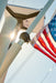 Coastal Hybrid 2' Burgees Flagpole, White